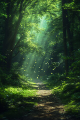 Obraz premium a lush,