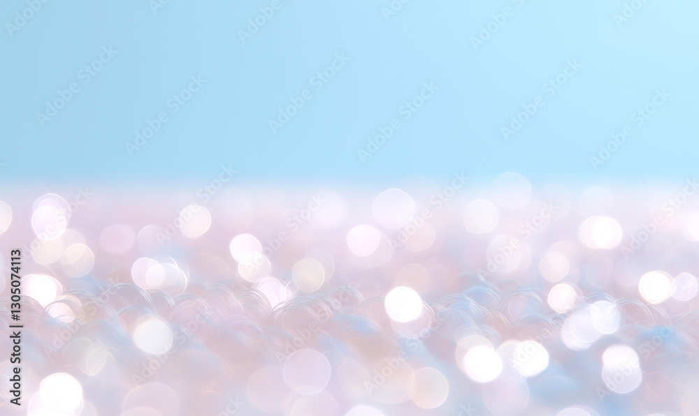Poster abstract bokeh lights background with soft pastel colors. bokeh abstract background with blurred lig