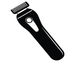 Obraz premium Hair Trimmer Silhouette – Vector Illustration