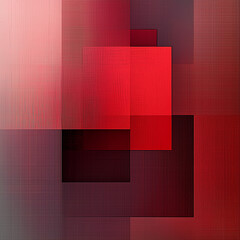 Red Geometric Abstract Tile Pattern
