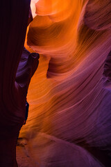 Antelope Canyon, Page in Arizona, USA