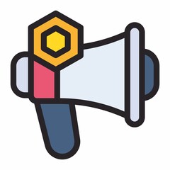 vector illustration of a blue folder icon