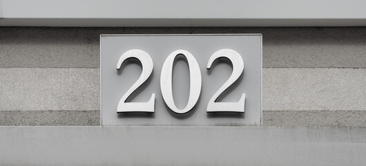Obraz premium Hausnummer 202