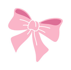 Cute pink bow wedding decoration