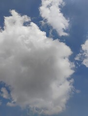 blue sky with clouds