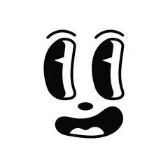 set of cute face illustration