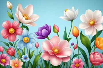 there is a white rabbit sitting on a table with a blue background