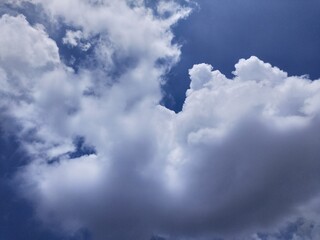 blue sky with clouds