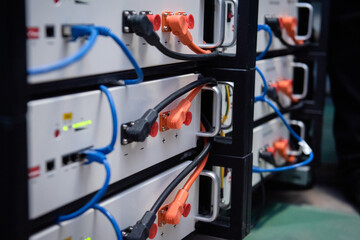 connected battery modules for solar panels