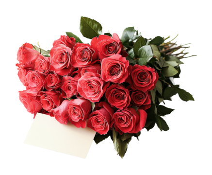 Roses bouquet gift floral arrangement home elegant isolated on transparent background png