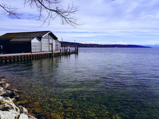Obraz premium house on the sea