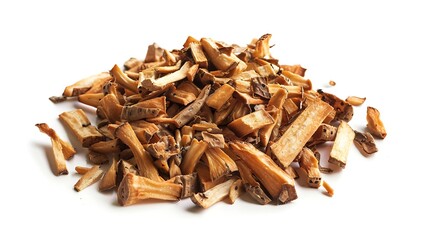 Obraz premium A Pile of Crispy Dried Cassava Chips