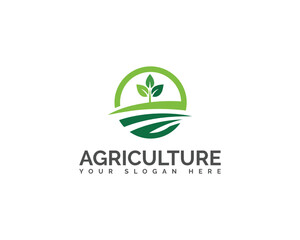 Fototapeta premium Eco Harvest, Agriculture Brands Authentic and Organic Logo Concepts.