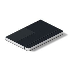 A sleek, modern notebook designed for note-taking and organization.