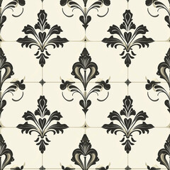 Elegant fleur-de-lis patterns france textile design artistic environment aesthetic viewpoint heraldic charge and symbolic emblem