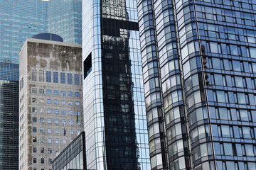 Fototapeta premium Wolkenkratzer in Manhattan