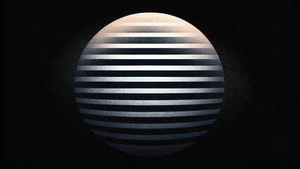 Abstract Striped Sphere