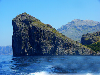 Fototapeta premium Felsen bei Sa Calobra auf Mallorca