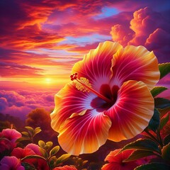 Sunset Hibiscus