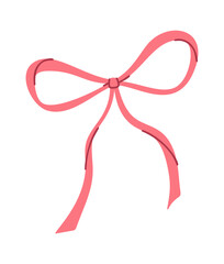 Tied string bow design element