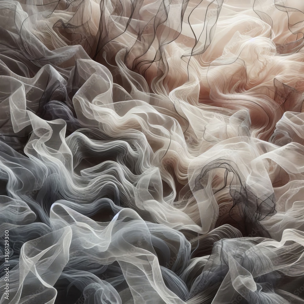 Canvas Prints uneven density organza intentional variations in thread count to