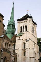 Fototapeta premium Geneva Saint Pierre Cathedral