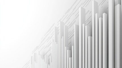 Obraz premium Abstract 3D architectural city background, modern urban design, futuristic cityscape