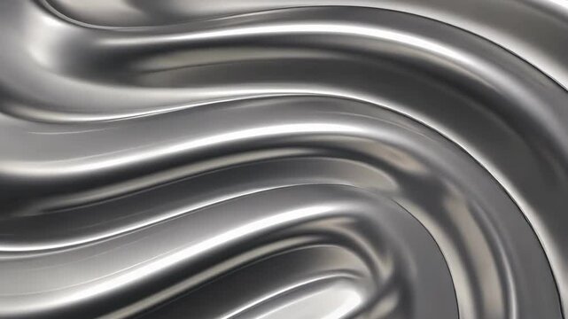 shiny abstract silver background with waves