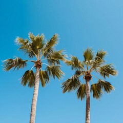 Obraz premium coconut palm tree