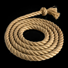 Rope on a transparent background.