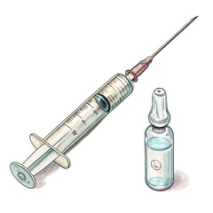 syringe with needle