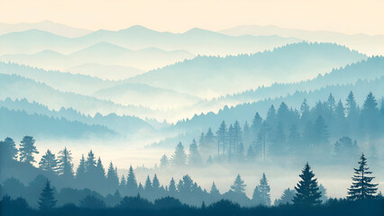 A soft and dreamy abstract background with pale blue and cream gradients, creating an elegant, misty, and soothing effect.