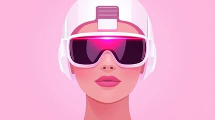 Woman relaxing while receiving laser therapy for dark spots in a high-end dermatology clinic.