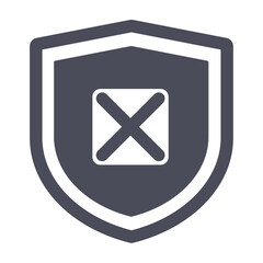 Security, Shield, and Warning Icon - Vector Graphic for Protection and Alerts