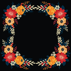 Elegant floral bouquet with vibrant artistic charm