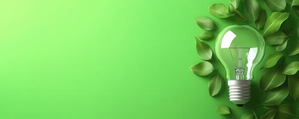 green energy revolution flat design side view sustainability theme animation Split-complementary color scheme