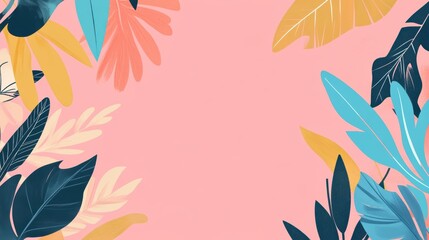 Vibrant summer firework illustrations copy space for text colorful design nature inspired artistic viewpoint