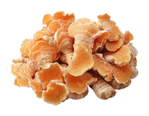 Culinary delights with fresh ginger isolated on transparent background png