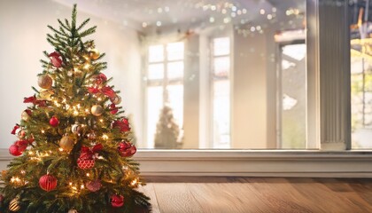 christmas tree with christmas decorations