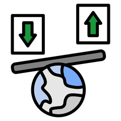 Trade Deficit Icon
