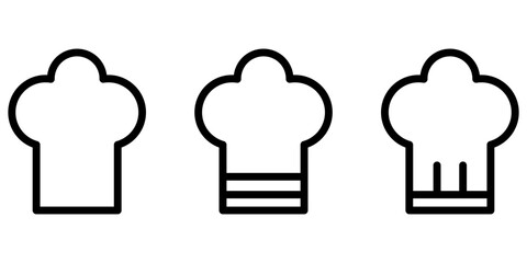 Chef hat icon symbol simple design