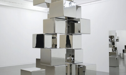 Art object in the gallery of modern art
