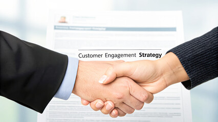 Customer relationship management strategy for engaging clients in business