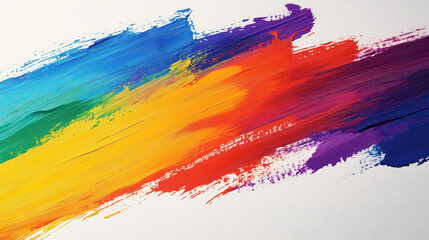 Colorful Confetti and Abstract Brushstrokes