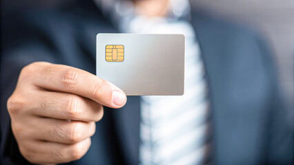 Business card presentation office setting professional environment close-up view