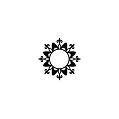 Vintage Circle Mandala Frame