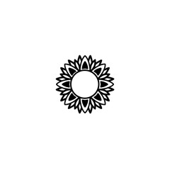 Vintage Circle Mandala Frame