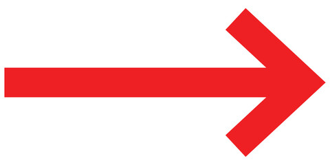 Red arrow sign