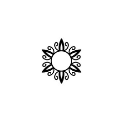 Vintage Circle Mandala Frame