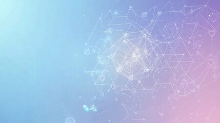 Abstract network connection background
